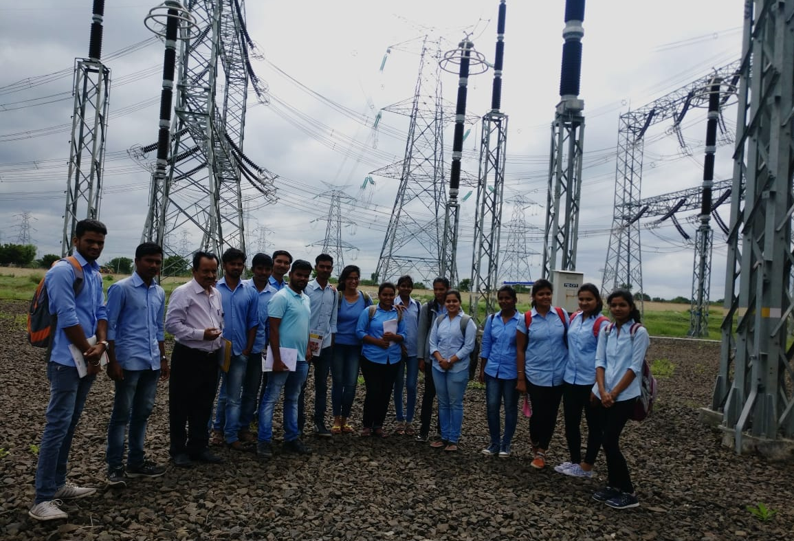 Industrial Visit to PGCIL Chitepimpalgaon 1200/765/400kV Substation